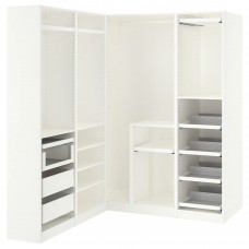 Кутовий гардероб IKEA PAX білий 160/163x201 см (293.310.71)