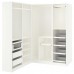 Угловой гардероб IKEA PAX белый 160/163x201 см (293.310.71)