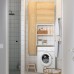 Комбінація шаф та стелажів IKEA ENHET білий 90x30x180 см (293.315.04)