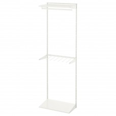 Секция шкафа-стелажа IKEA BOAXEL белый 62x40x201 см (293.323.63)