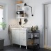 Кухня IKEA ENHET белый 103x63.5x222 см (293.367.09)