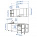 Кухня IKEA ENHET антрацит 243x63.5x222 см (293.381.19)