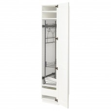 Высокий кухонный шкаф IKEA METOD / MAXIMERA белый белый 40x60x200 см (293.583.10)