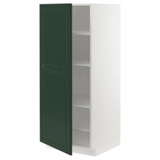 Модуль кухонної шафи IKEA METOD білий темно-зелений 60x60x140 см (293.597.86)
