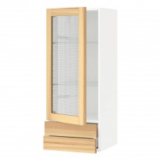 Комбінація навісних шаф IKEA METOD / MAXIMERA білий ясен 40x100 см (293.733.15)