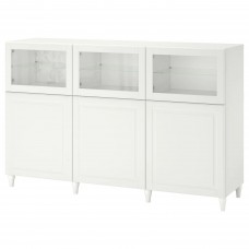 Комбинация шкафов и стелажей IKEA BESTA белый 180x42x112 см (293.843.47)