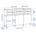 Комбинация шкафов и стелажей IKEA BESTA белый 180x42x112 см (293.843.47)