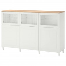 Комбинация шкафов и стелажей IKEA BESTA белый 180x42x114 см (293.877.70)