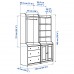 Комбінація шаф IKEA HAUGA сірий 139x46x199 см (293.886.37)