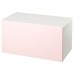 Лавка з відділенням для іграшок IKEA SMASTAD білий блідо-рожевий 90x52x48 см (293.891.56)
