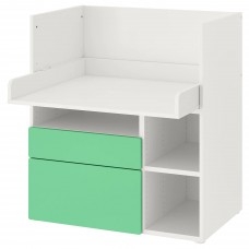 Письмовий стіл IKEA SMASTAD білий зелений 90x79x100 см (293.922.72)