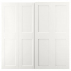 Пара раздвижных дверей IKEA GRIMO белый 200x201 см (293.935.06)