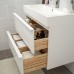 Набір меблів для ванної IKEA GODMORGON / BRAVIKEN білий 80 см (293.961.90)
