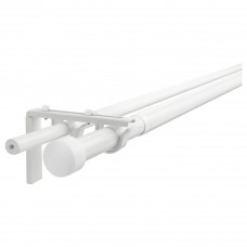 Комбінація карниза IKEA RACKA / HUGAD білий 120-210 см (293.995.89)