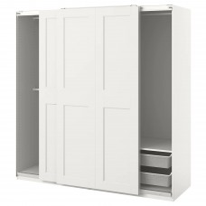 Гардероб IKEA PAX / GRIMO білий 200x66x201 см (294.181.87)