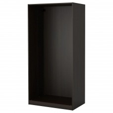Каркас гардероба IKEA PAX чорно-коричневий 100x58x201 см (301.413.91)