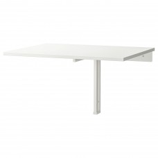 Стіл відкидний IKEA NORBERG білий 74x60 см (301.805.04)