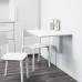 Стіл відкидний IKEA NORBERG білий 74x60 см (301.805.04)