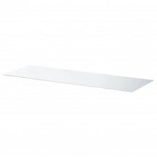 Верхняя панель для тумбы IKEA BESTA стекло белый 120x40 см (301.965.38)