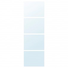 4 панелі для рами розсувних дверей IKEA AULI дзеркальне скло 75x236 см (302.112.75)