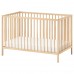 Кроватка детская IKEA SNIGLAR бук 60x120 см (302.485.37)
