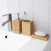Контейнер для зубных щеток IKEA DRAGAN бамбук (302.714.91)