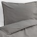 Комплект постельного белья IKEA ANGSLILJA серый 150x200/50x60 см (303.186.67)