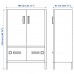 Шафа з дверима IKEA IDASEN бежевий 80x47x119 см (303.207.26)