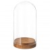 Скляний купол з підставкою IKEA HARLIGA прозоре скло 20 см (303.272.52)