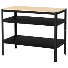 Стіл-стелаж IKEA BROR чорний сосна 110x55 см (303.332.86)