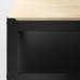 Стіл-стелаж IKEA BROR чорний сосна 110x55 см (303.332.86)