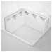 Дитячий пінополіуритановий матрац IKEA UNDERLIG білий 70x160 см (303.393.92)