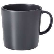 Чашка IKEA DINERA темно-сірий 300 мл (303.628.20)