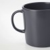 Чашка IKEA DINERA темно-сірий 300 мл (303.628.20)