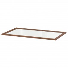 Полка стеклянная IKEA KOMPLEMENT коричневый 100x58 см (303.959.67)