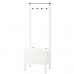 Лавка-вішак IKEA HEMNES білий 64x37x173 см (303.966.55)