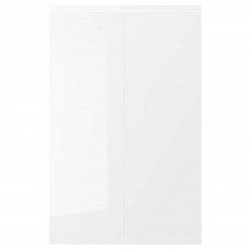 Двері кутової шафи IKEA VOXTORP праві глянцевий білий 25x80 см (303.974.95)