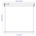 Рулонная штора блокирующая свет IKEA FYRTUR дист.управление серый 140x195 см (304.081.87)