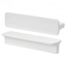 Меблева ручка IKEA HACKAS білий 100 мм (304.086.82)