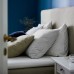 Комплект постельного белья IKEA BERGPALM серый полоска 150x200/50x60 см (304.232.58)