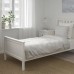 Комплект постільної білизни IKEA BERGPALM сірий смужка 150x200/50x60 см (304.232.58)