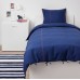 Комплект постільної білизни IKEA SANGLARKA темно-синій 150x200/50x60 см (304.269.97)