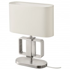 Лампа настільна IKEA UPPVIND нікельований білий 47 см (304.303.86)