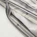 Комплект постільної білизни IKEA RANDGRAS сірий смужка 150x200/50x60 см (304.389.76)