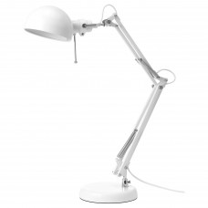 Настільна лампа IKEA FORSA білий (304.391.17)