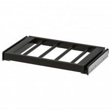 Выдвижная вешалка для брюк IKEA KOMPLEMENT черно-коричневый 50x35 см (304.465.18)