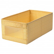 Коробка IKEA UPPRYMD желтый 25x44x17 см (304.622.59)
