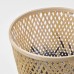 Кашпо IKEA VATTENMELON натуральний бамбук чорний 19 см (304.815.21)