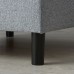 Крісло з підставкою для ніг IKEA ORRVIKEN сірий 80x200 см (304.920.63)