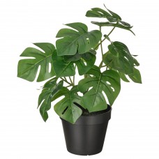 Искусственное растение в горшке IKEA FEJKA монстера 12 см (304.933.50)